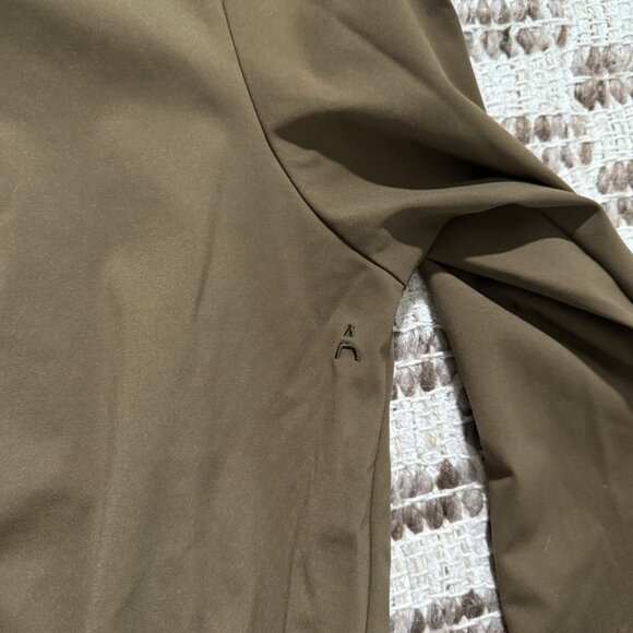 Aday Womens Pullover 1/4 Snap Top Size XS Performance Workout Travel Long Sleeve - Picture 3 of 10